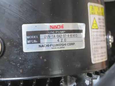 Used NACHI UVN-1A-0A2-07-4-61410 Hydraulic Power Packs Texas US | Aucto #1308482