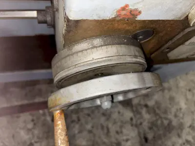 14" X 40" SUMMIT MODEL #14 ENGINE LATHE. 2" HOLE: STOCK #23258