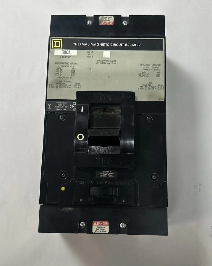 Used SQUARE D LAL36300 Circuit Breakers Ohio US | Surplus Asset Holdings #1708764