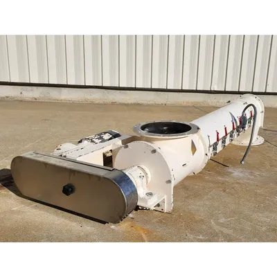Used 12" Diameter X 5.5 ft Long Tubular Screw Auger Feeder Conveyor
