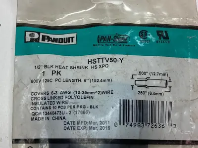 Used PANDUIT HSTTV50-Y Misc Electrical & Power Parts Ohio US | Surplus Asset Holdings #1245736