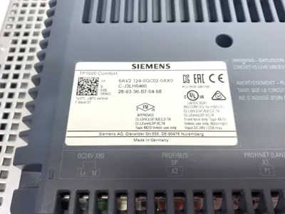 USED SIEMENS SIMATIC HMI TP1500 COMFORT PANEL, TOUCH OP. 15" WIDE