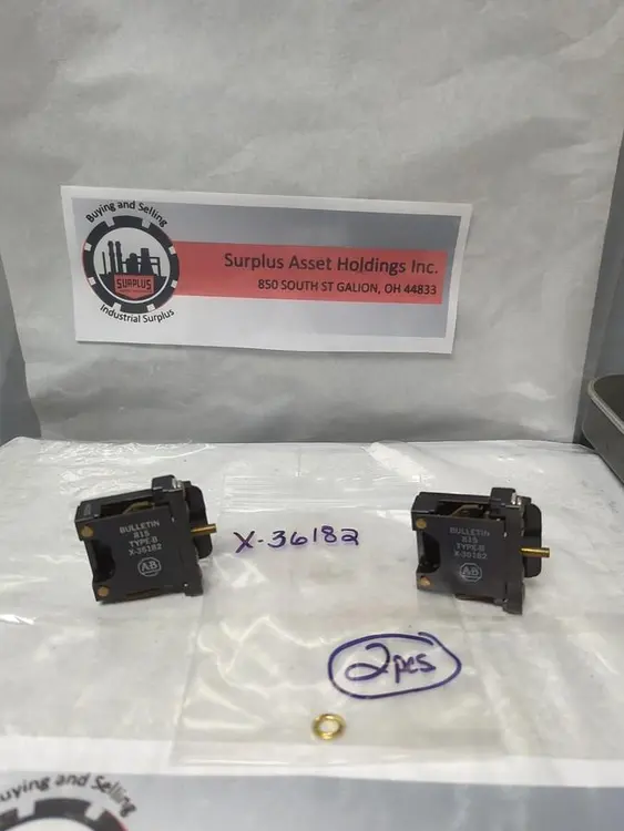 Used ALLEN-BRADLEY X-36182 Miscellaneous Equipment (Electrical & Power) | Surplus Asset Holdings #1191690