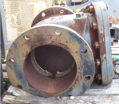 8" Crane 373-8 Cast Iron Flanged Swing Check Valve 200 PSI WOG Used