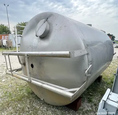 Used Crepaco 3500-Gallon Stainless Steel Tank – Vertical for Sale