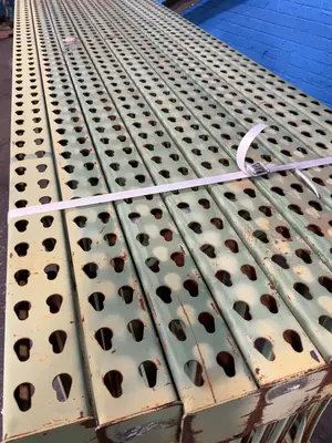 42" X 144" Pallet Racking Uprights  - Tear Drop