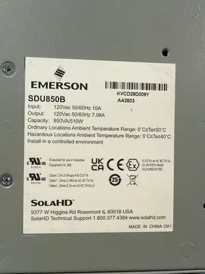 Emerson SolaHD SDU850B Power Supply 850VA / 510W (6.2.1)