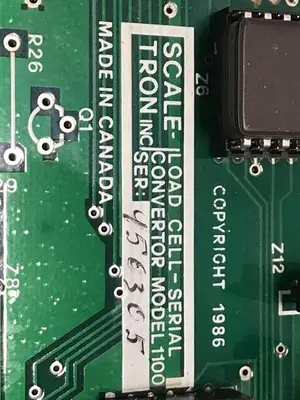 USED SCALE TRON 1100 ST