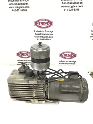 Leybold TRIVAC 92500499 Vane Vacuum Pump with Baldor VL3510 Motor