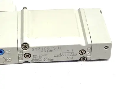 SY3100-5U1 | SMC  Solenoid Valve MISSING PLASTIC COVER - Used