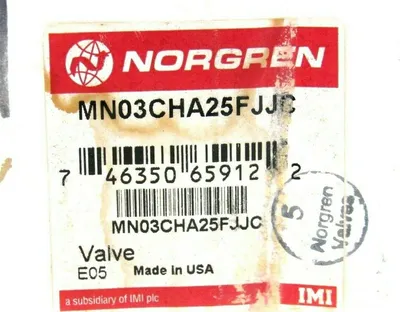 NEW NORGREN MN03CHA25FJJC SOLENOID VALVE