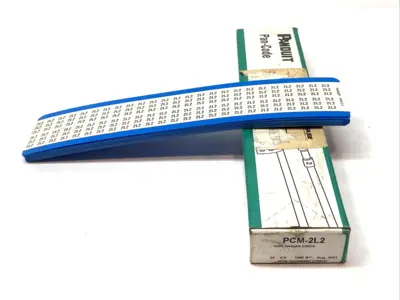 New | in-Stock Panduit Pan-Code Wire Marker Cards BOX OF 12 CARDS Blank Label Michigan US | Maverick Industrial Sales #1392491
