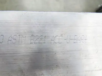 Hydro 6061-T6511 Aluminum Rectangle Bar Stock 2"x 4"x 118"L 94Lbs