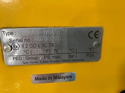 Used EMERSON EMERSON ACTUATOR WITH BALL VALVE Valves/Fittings Pennsylvania US | Global Equipment International, LLC #185882