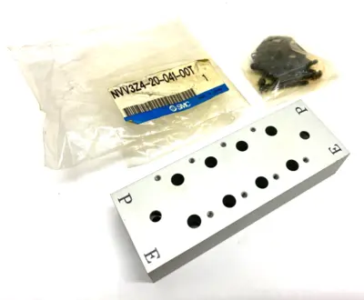 NVV3Z4-20-041-00T | SMC  Pneumatic Manifold Block 4-Station 3-Port - New Other