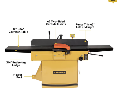 Used POWERMATIC PJ1696 Woodworking Jointers California US | 10 Blade Pro Machinery #1510897