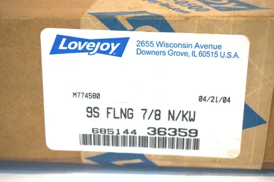 NEW LOVEJOY 68514436359 LOV 9S FLNG 7/8N/KW