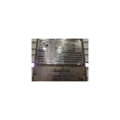 Used 3" Usf Filtration Stainless Steel Filter