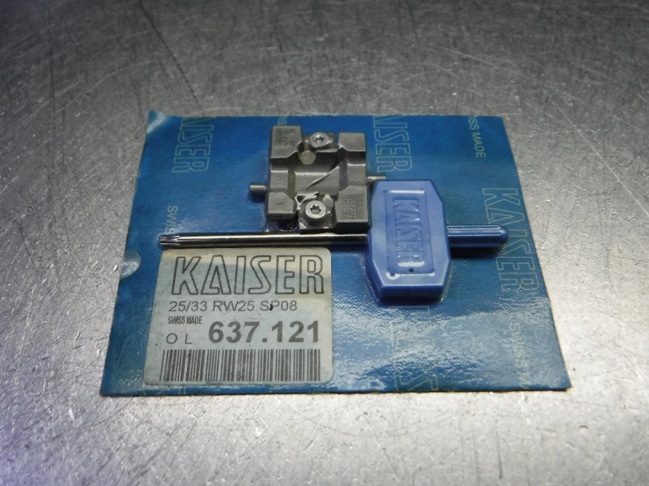 Kaiser Boring Head Insert Cartridge QTY2 10.637.121 / RW21xSC08 (LOC2109A)