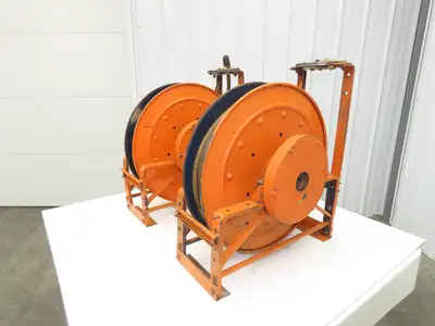 Hannay Reels 716-23-24C VR Retractable Industrial Air Hose Reel 1/2" Lot Of 2