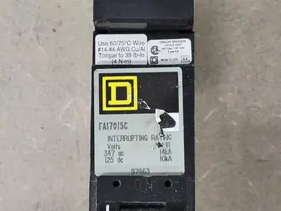 USED SQUARE D FAI17015C
