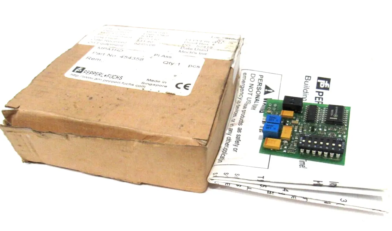 NEW PEPPERL+FUCHS MPA1HD LOGIC CARD 454358