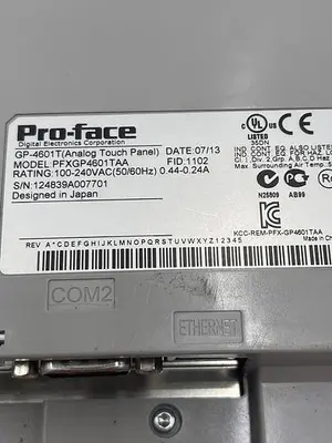 USED PROFACE PROFACE GP-4601T, PFXGP4601TAA