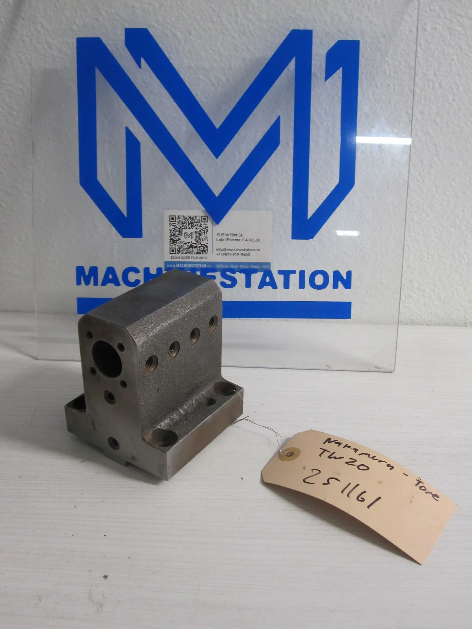 Nakamura Tome  TW20 1.0" Boring Bar Static Tool Holder 71 mm x 69mm