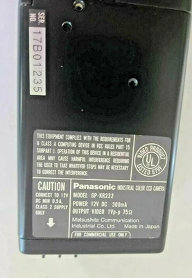 USED Panasonic GP-KR222