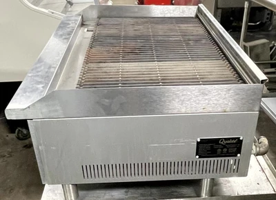 72-0389 Qualite 36" Countertop Natural Gas Charbroiler