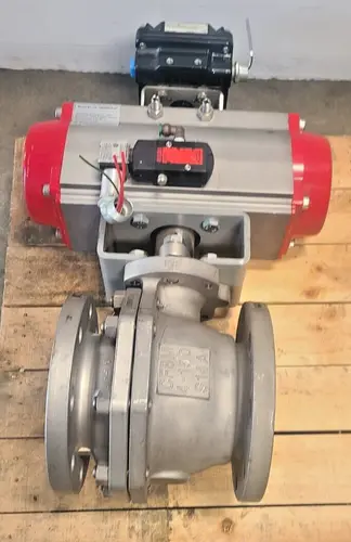 Kitz Stainless Steel Ball Valve CF8M 4-150 S14A H-PTFE 316 Actuator