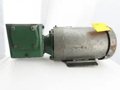 Baldor CM3554T 1/2Hp Gear Motor 208-230/460V 3Ph 10:1 Ratio 7/8" Shaft 174RPM