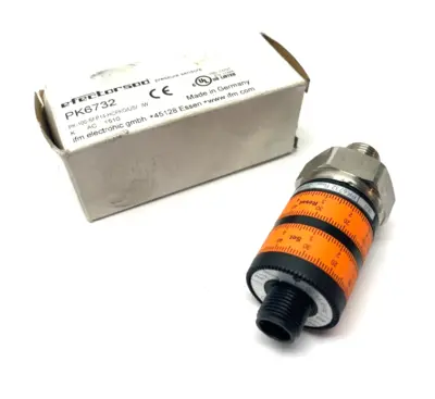 New | in-Stock IFM EFECTOR PRESSURE SWITCH W/ INTUITIVE SWITCH POINT SETTING Pressure Switches | Maverick Industrial Sales #1108131
