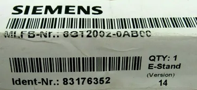USED SIEMENS 6GT2002-0AB00 CHANNEL MODULE CM422 83176352 6GT20020AB00