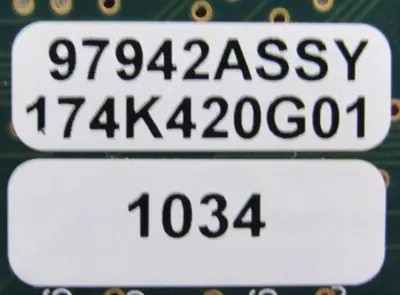 USED 174K420G01 FEEDER V2 BOARD 174K422H01