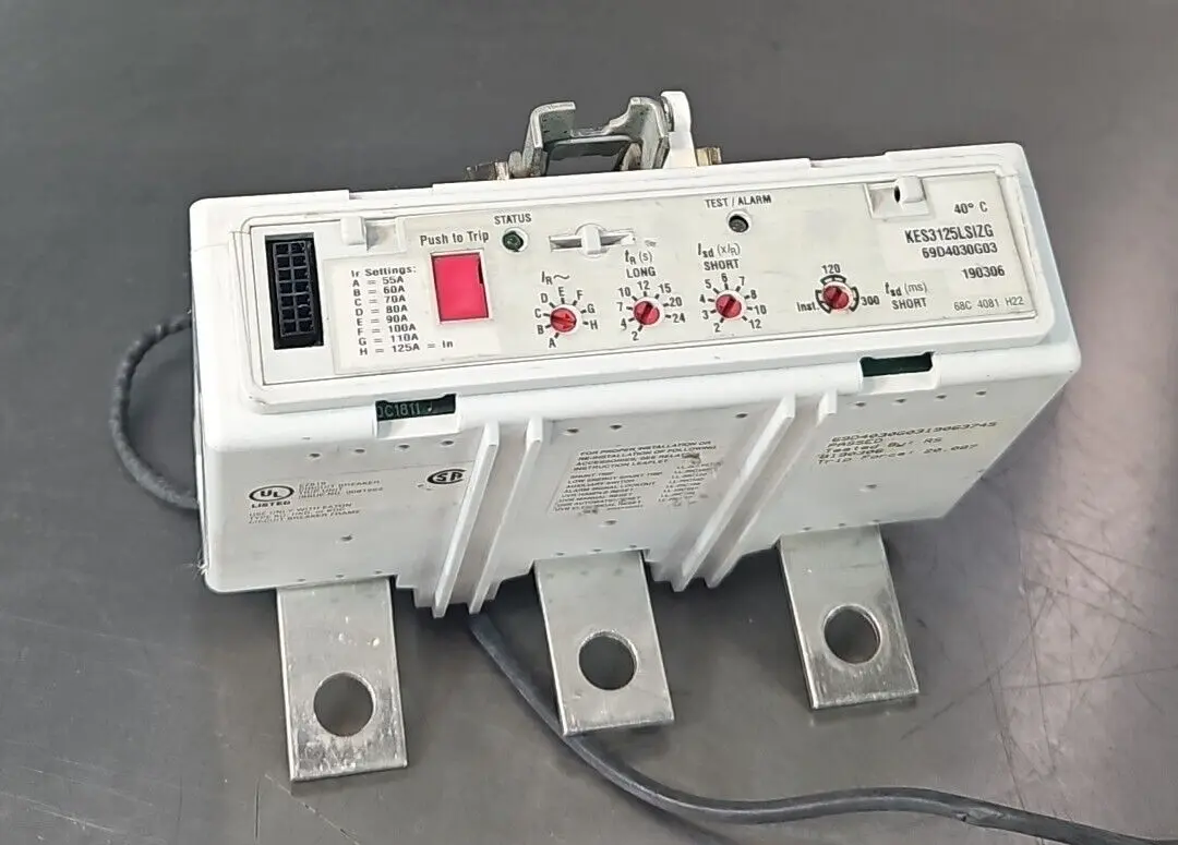 Cutler Hammer Eaton KES3125LSIZG 69D4030G03 Circuit Breaker 125A 3P loc4C14