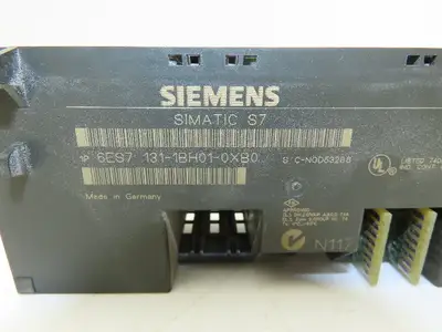 Siemens 6ES7 131-1BH01-0XB0 Simatic Electronic Module With 6ES7 193-1CH00-0XA0