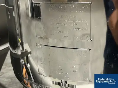 USED Pope Scientific 50 Liter Pope Bioreactor, 316L S/S, 100/100#