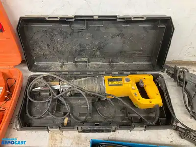 Assorted Powered Tool Lot Including (1) Paslode Framer with Battery, Charger, and Case, (1)...