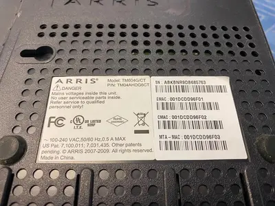 USED ARRIS CABLE TELEPHONY MODEM