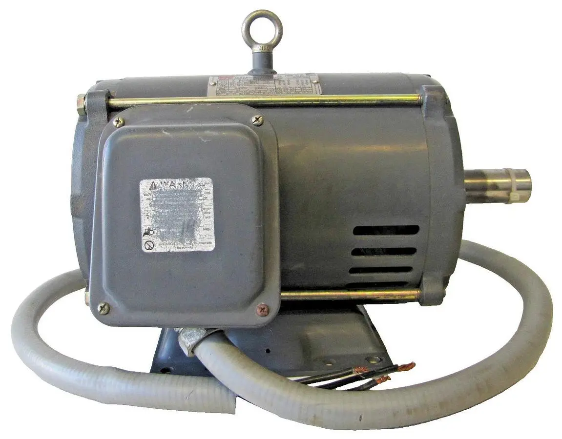 Dayton Industrial 10HP Electric Motor 208-230/460V 3 Phase 1740 RPM 215T  10 HP