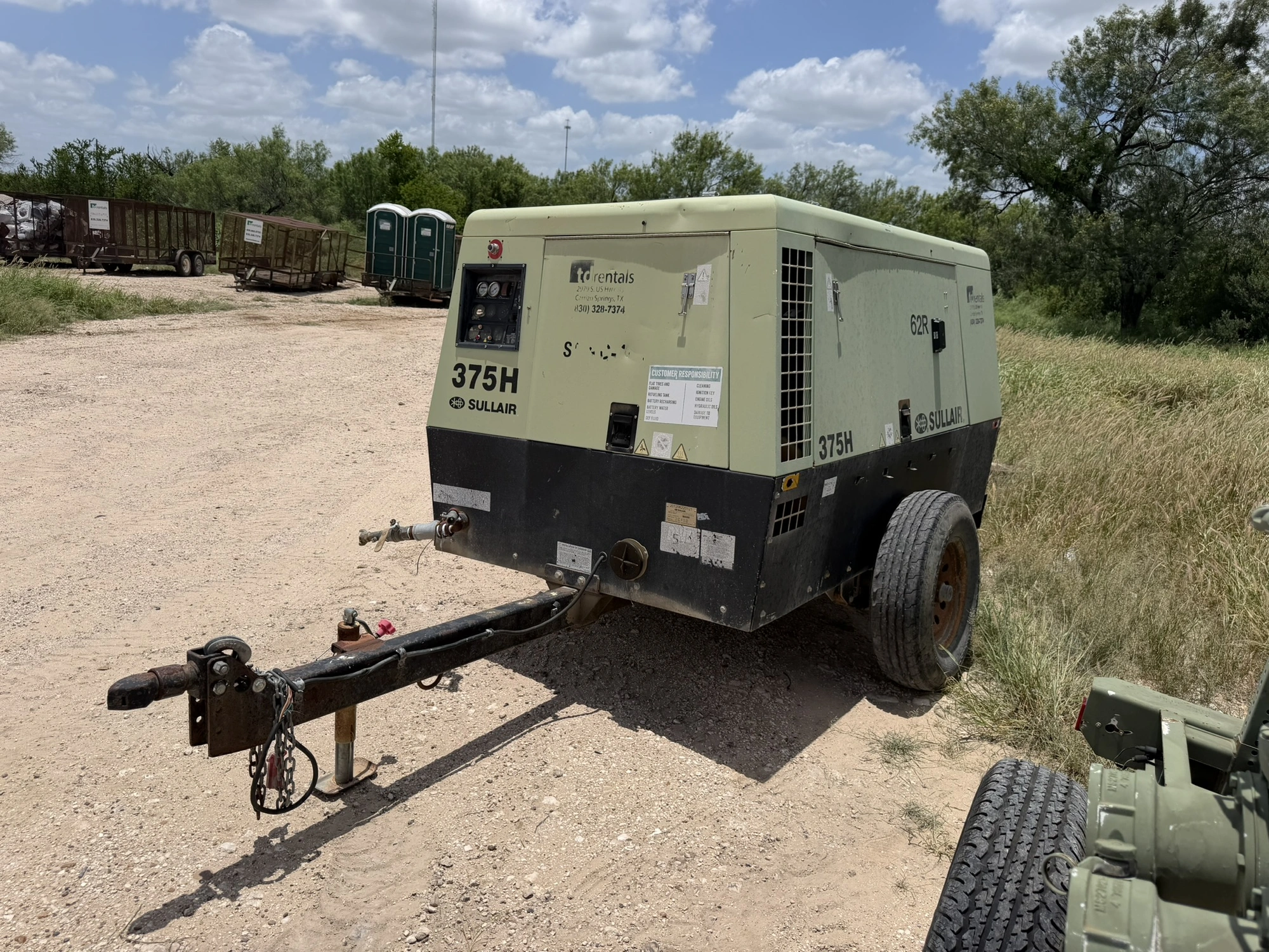 Used _UNKNOWN_ _UNKNOWN_ Air Compressors, Portable Texas US | Miedema Asset Management Group #1312320