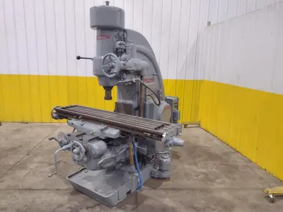 #3 KEARNEY & TRECKER MILWAUKEE MODEL #3 VERTICAL MILLING MACHINE 64" x 13" x 10 HP: YOBRO #24458
