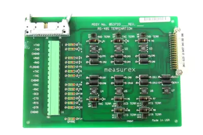 USED MEASUREX 053733 04373300 RS-485 REV B PC BOARD 05373300 RS485