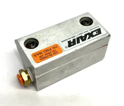 USED EXAIR AIR KNIFE, ALUMINUM, 1/4" PORTS, 3" LENGTH