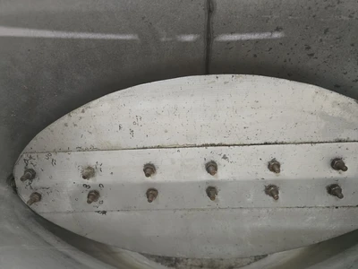 24" Wide X 108" L Witte Fluid Bed Dryer / Classifier With Cyclone