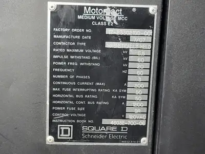 USED 2007 SQUARE D MOTORPACT