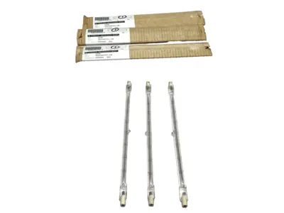 USED GENERAL ELECTRIC TUNGSTEN LAMP 208V 1500W LOT OF 3