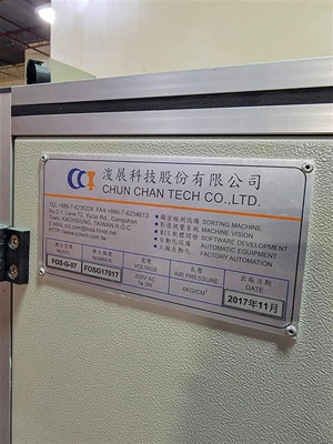 Used CCTECH INSPECTION AND SORTING MACHINE Inspection Machines New York US | Barbarotto Int'l Sales Corp #1333098