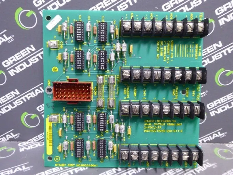 Bailey NTA001 Analog Output Termination Unit 6633430A1 Used
